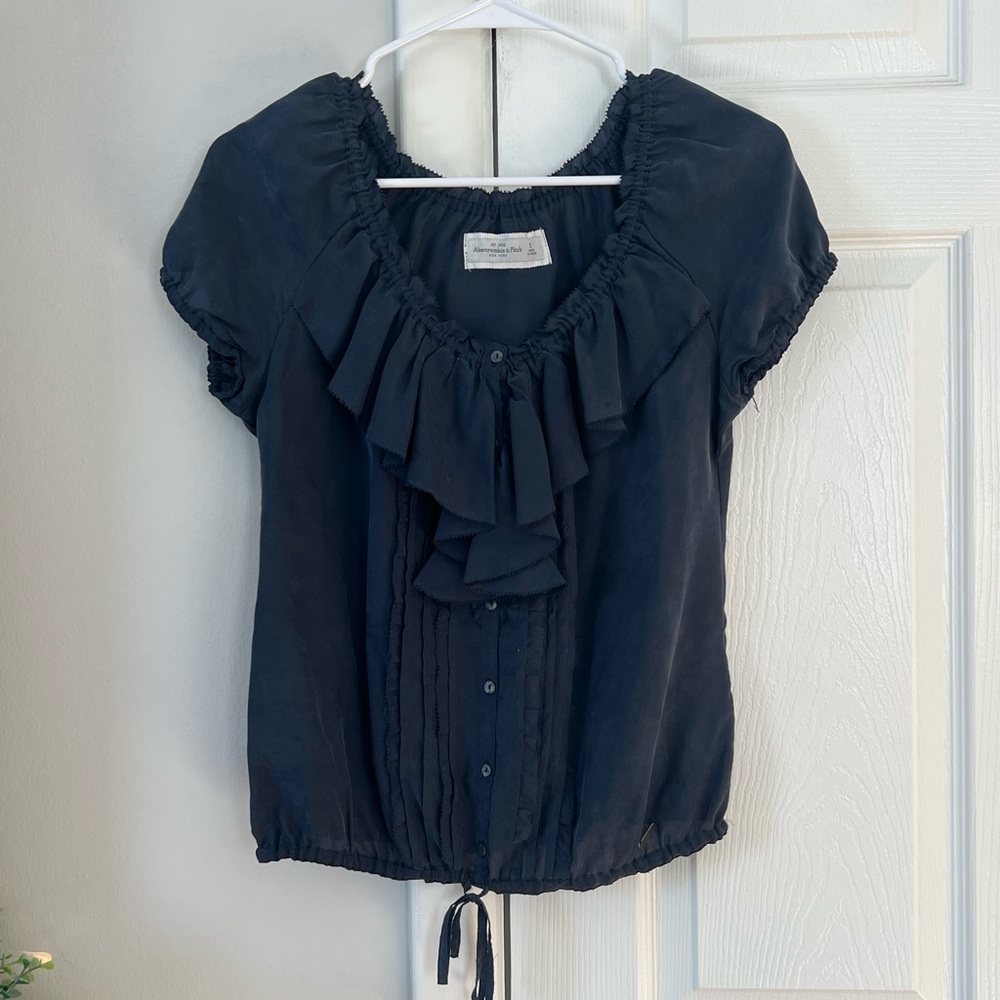 Y2K Peasant Top